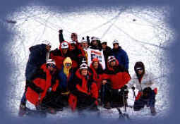 1999 Summit team atop Mt. Rainier, WA