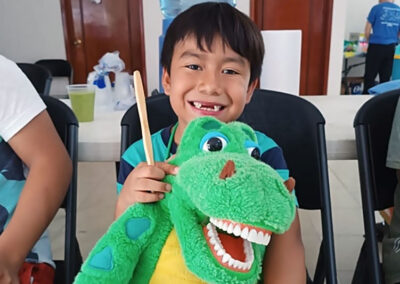 Happy Kid at CFAC & SmileTree sponsored clinic Mexico