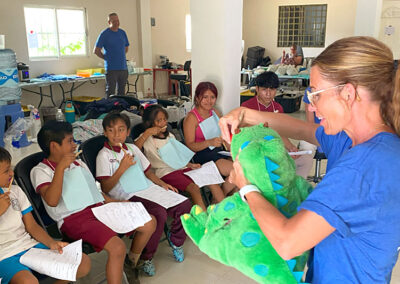 Kids at CFAC & SmileTree sponsored clinic Mexico